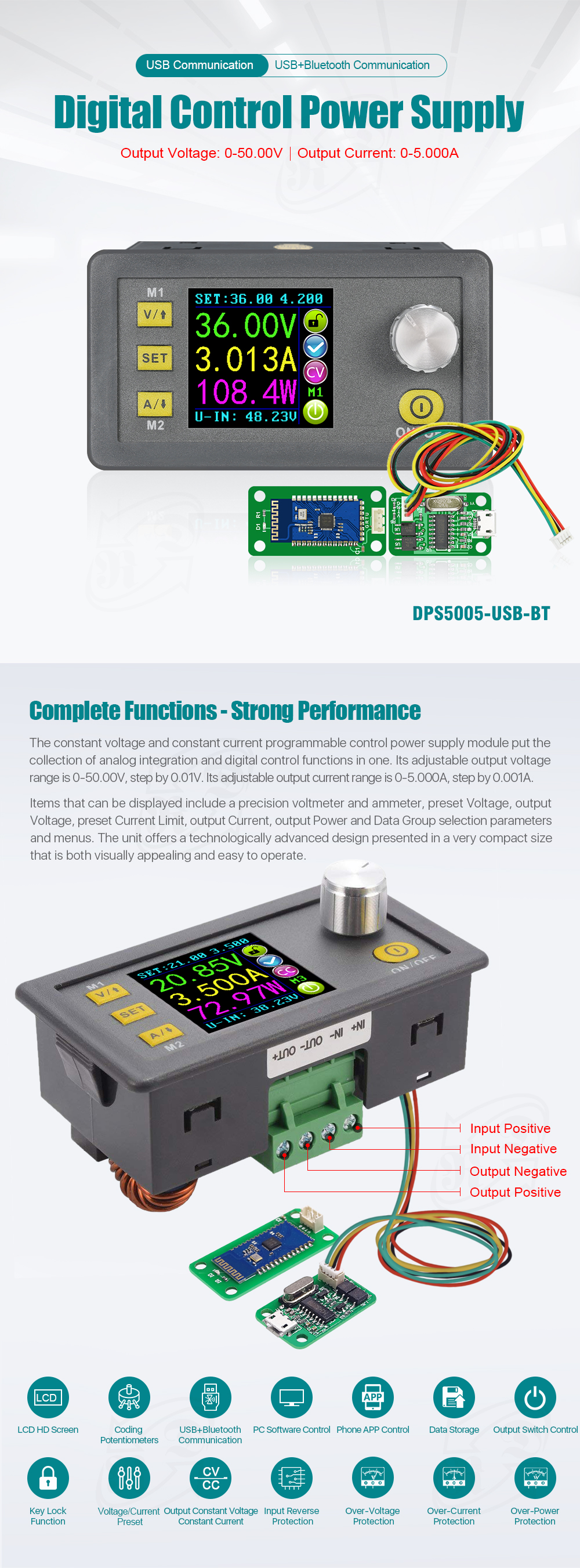 DPS5005 Communication Constant DC - DC Voltage current S