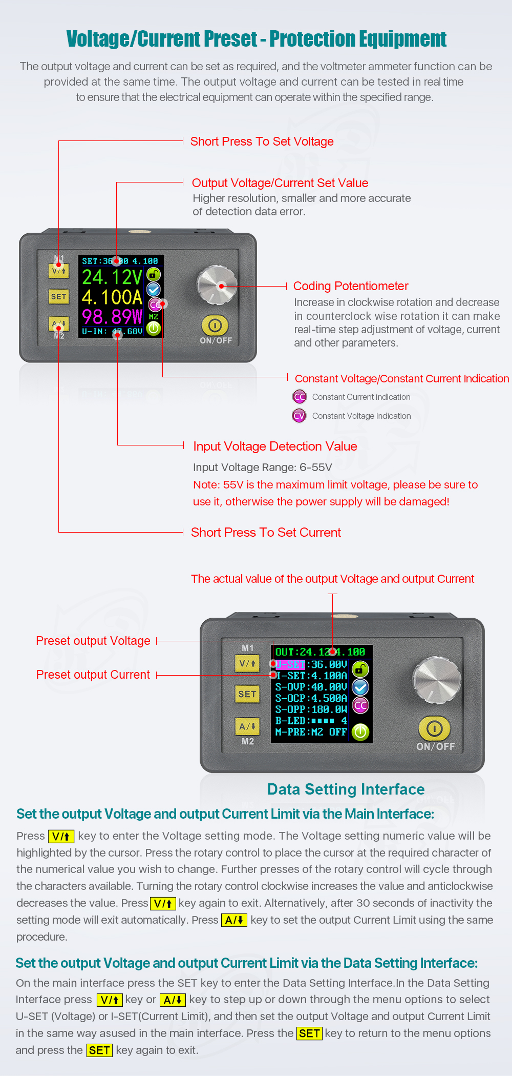 DPS5005 Communication Constant DC - DC Voltage current S