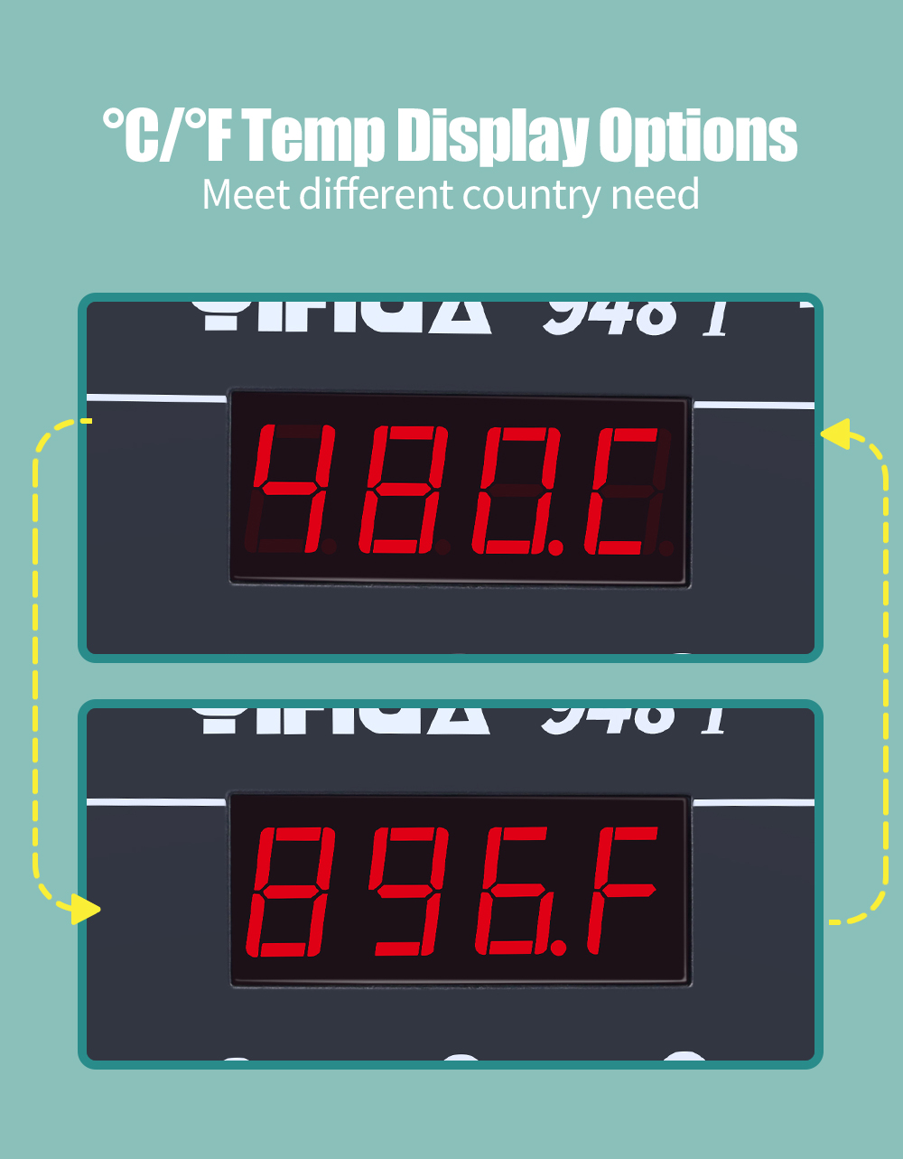 YIHUA 948-I Digital Display Soldering Station Suction 90