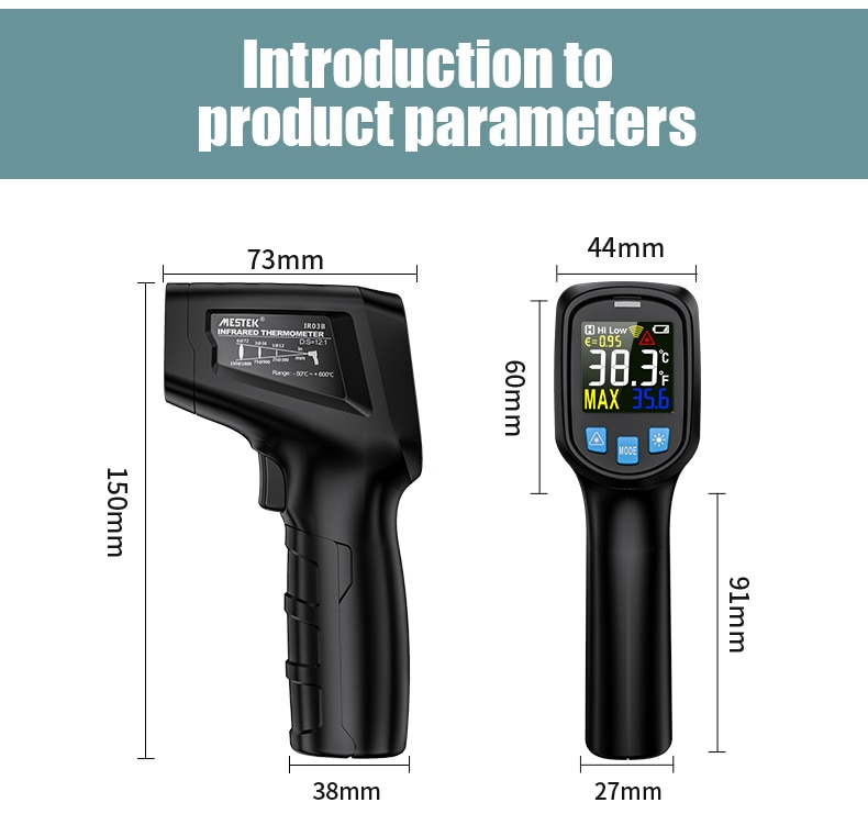 IR03A IR03B Digital Infrared Thermometer