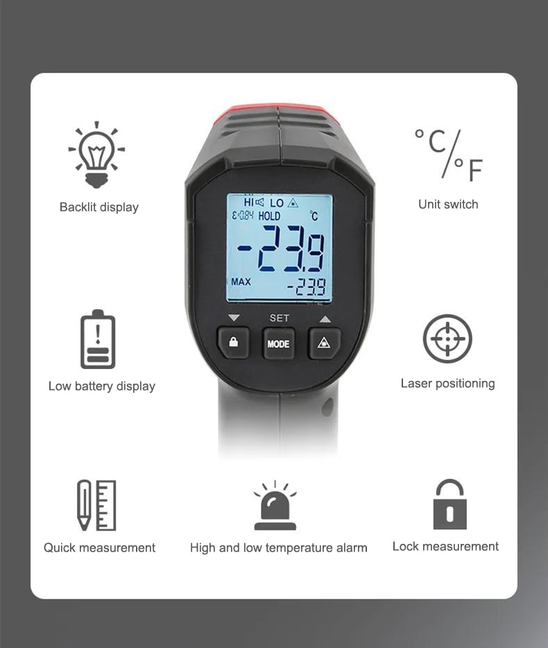 UNI-T Digital Infrared Thermometer