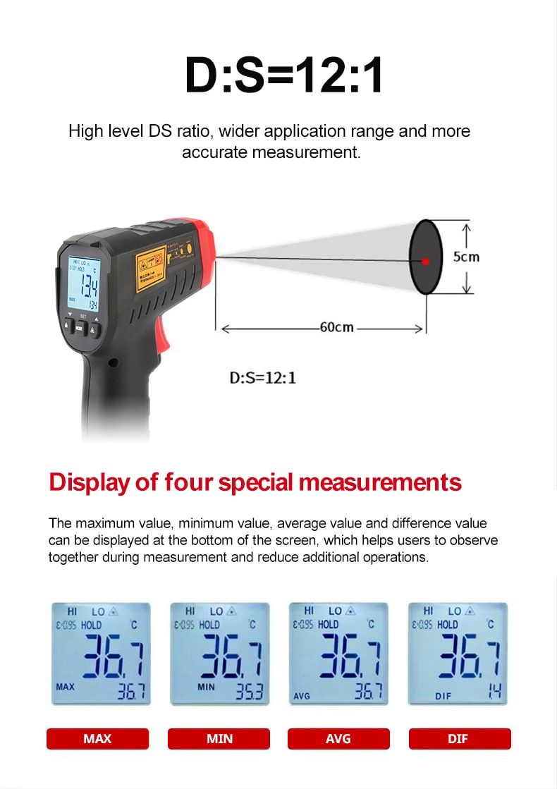 UNI-T Digital Infrared Thermometer