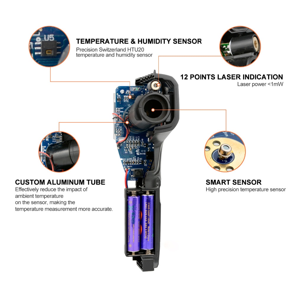 Digital Infrared Thermometer Laser Temperature Meter