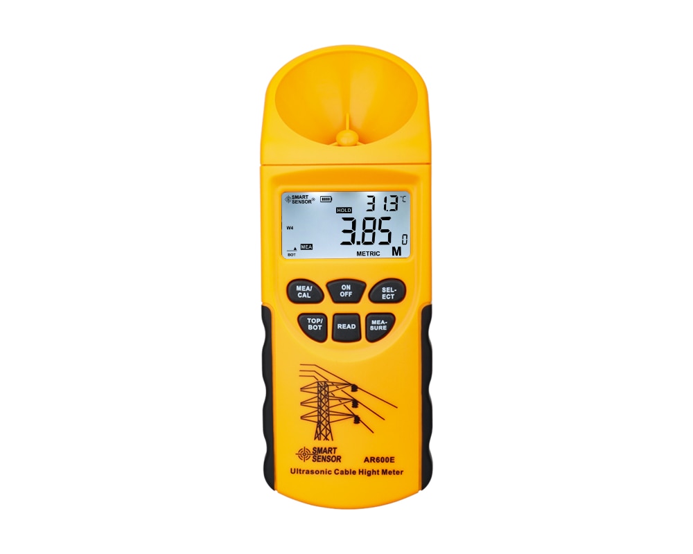 AR600E Digital LCD Ultrasonic Cable Height Meter