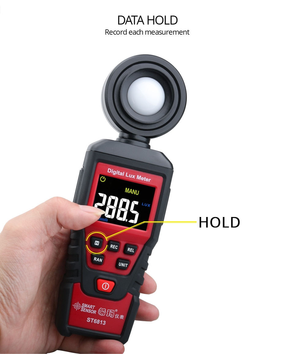 ST6813 ST9620 Digital Light Meter