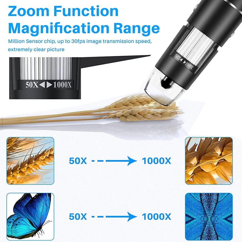 1600X 1000X Digital Microscope Camera