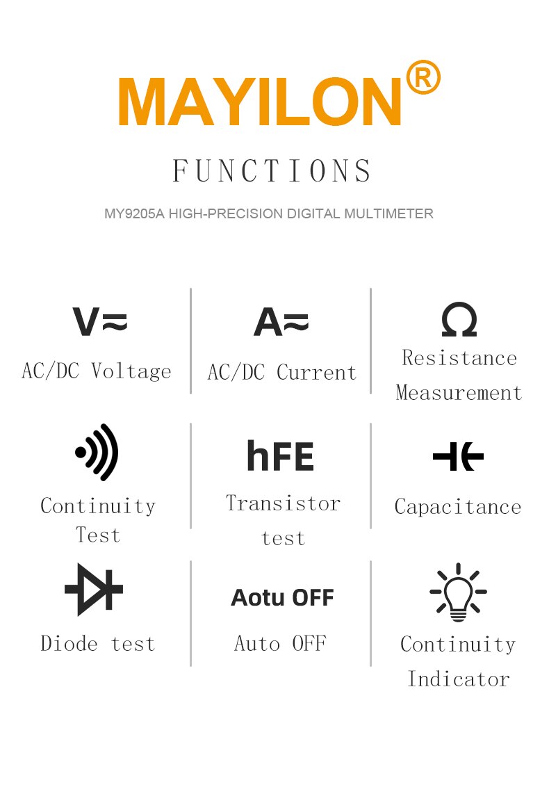 9205A Digital Multimeter