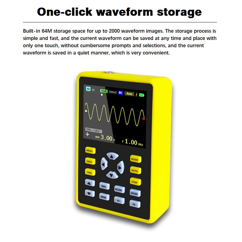 FNIRSI-5012H 2.4-inch  Screen Digital Oscilloscope