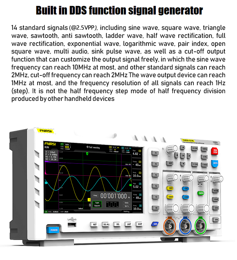 FNIRSI-1014D Digital Oscilloscope