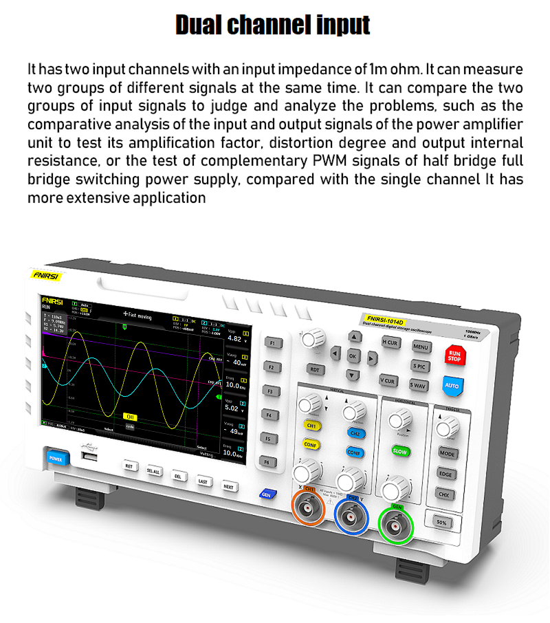 FNIRSI-1014D Digital Oscilloscope