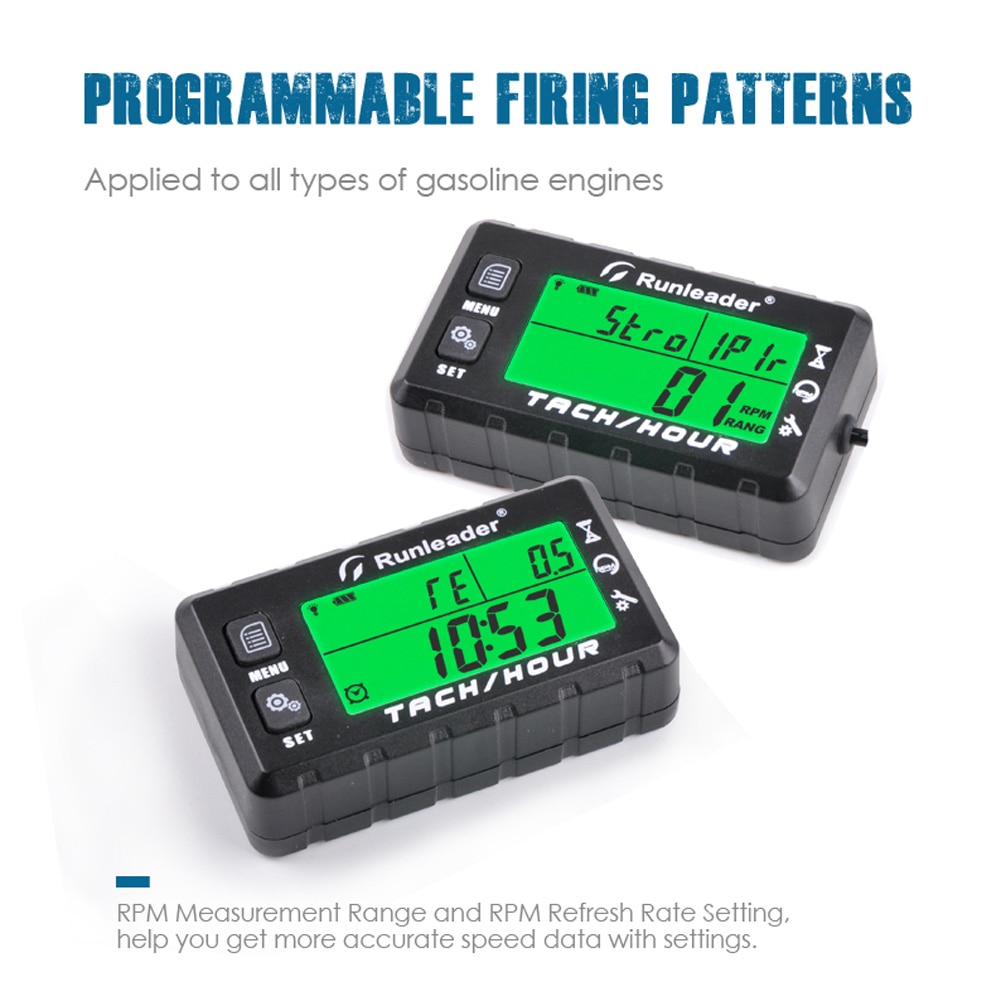 Engine Tachometer Maintenance Reminder Hour Meter