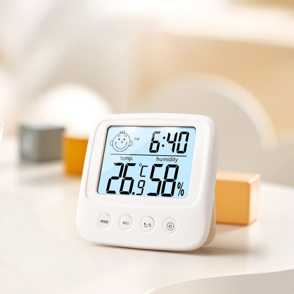 Digital Temperature Humidity Clock