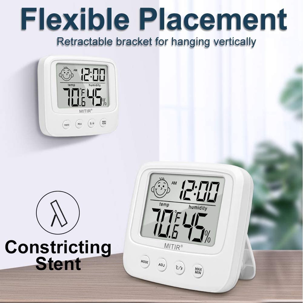 Digital Temperature Humidity Clock