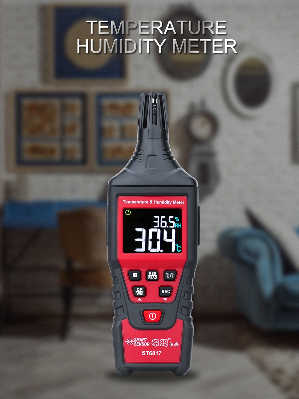 ST9617 ST6817 Digital Temperature Humidity Meter