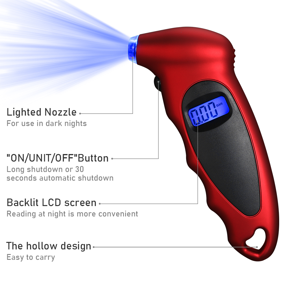 Digital Tire Tyre Gauge