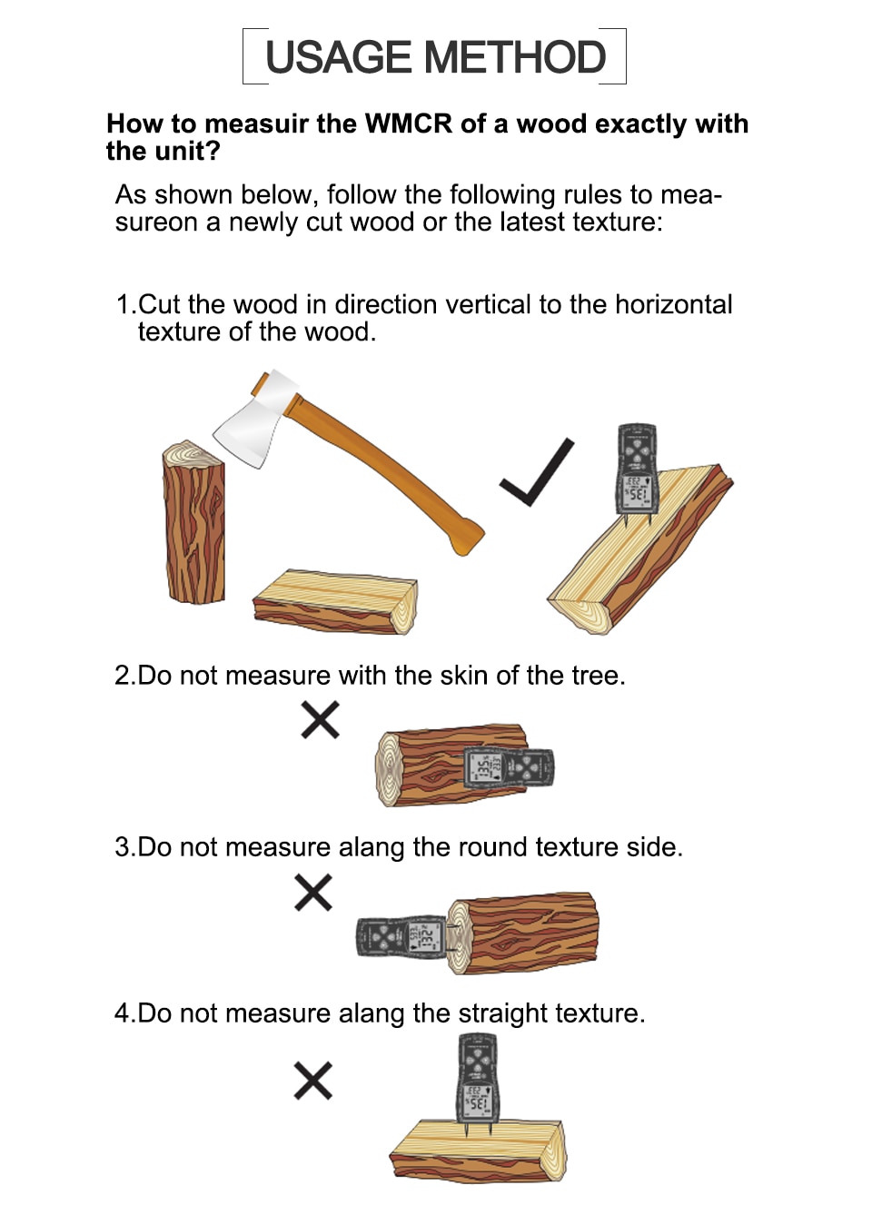 AS971 Digital Wood Moisture Meter