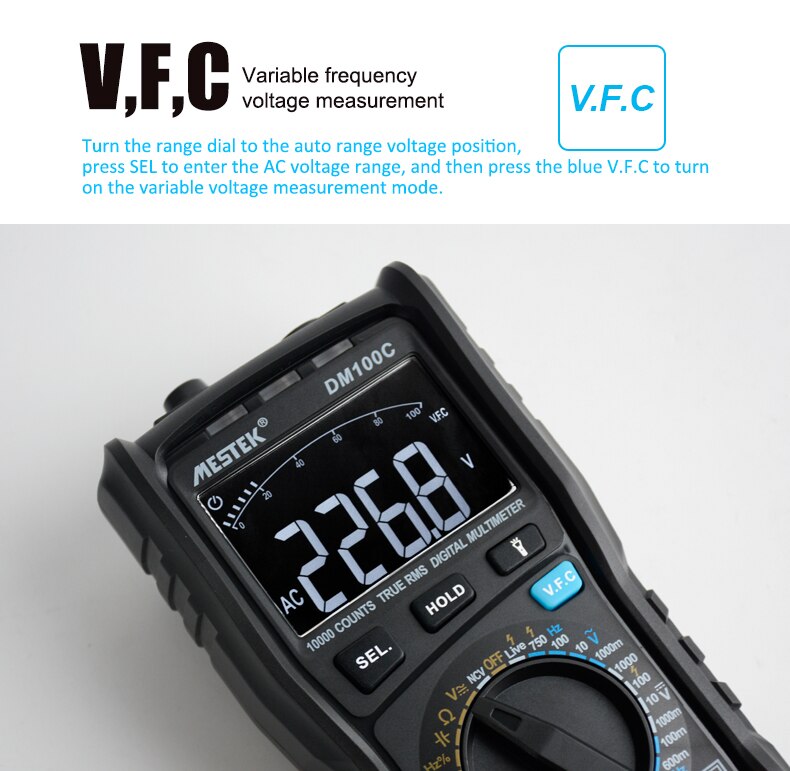 DM100C True-RMS Digital Multimeter