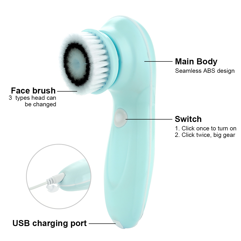 Electric Face Cleaners Facial Cleansing Brush Pore Ceane