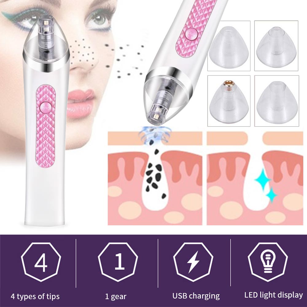 New Electric Facial Vacuum Blackhead Remover