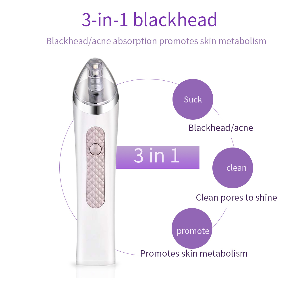 New Electric Facial Vacuum Blackhead Remover 