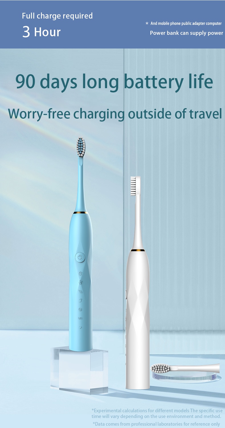 Electric Toothbrush Sonic 6-speed Adult Household Soft H