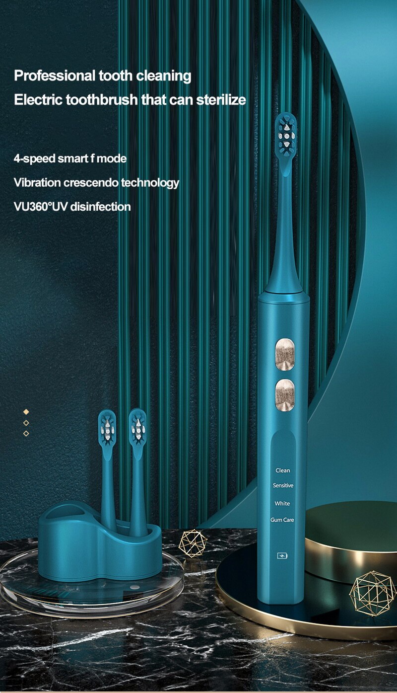 Fully Induction Ultrasonic Electric Toothbrush Charging 