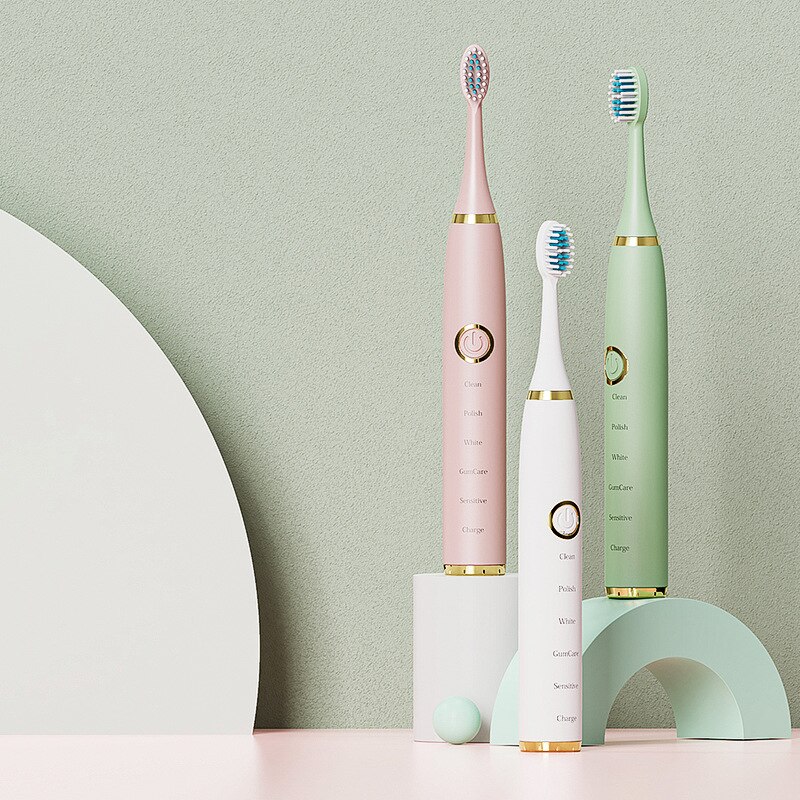 Electric Toothbrush Powerful Sonic Cleaning Rechargeable