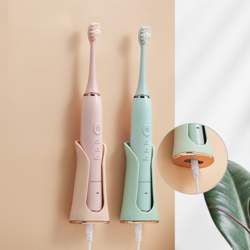 Electric Toothbrush Holders Wall-Mounted Punch-free Sili