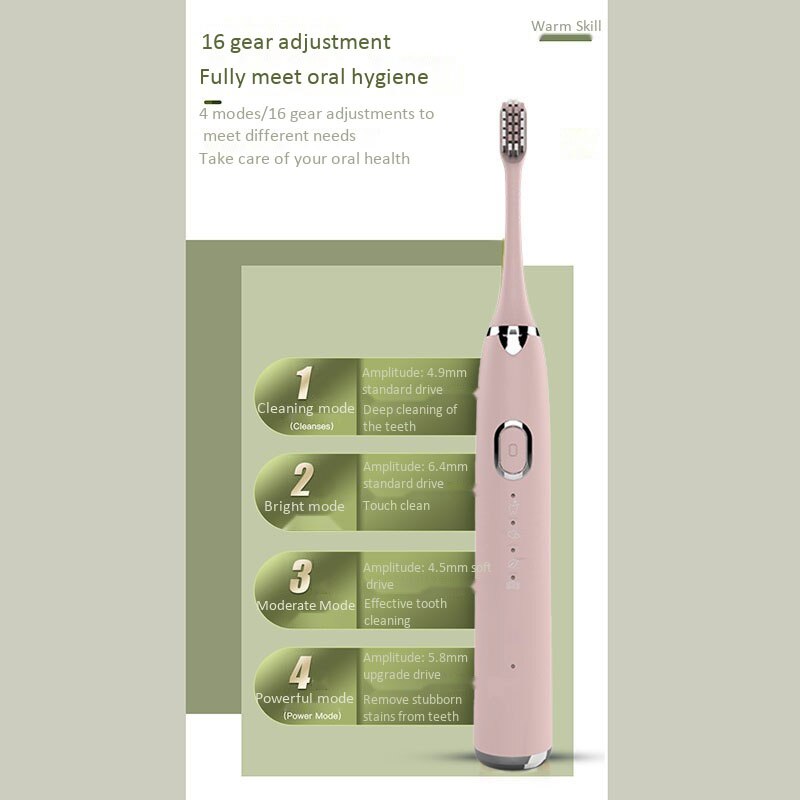 Electric Toothbrush Sonic Rechargeable Top Quality Smart