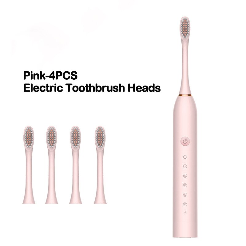 2021 Electric Toothbrush Sonic Brush Head Adult Timer 