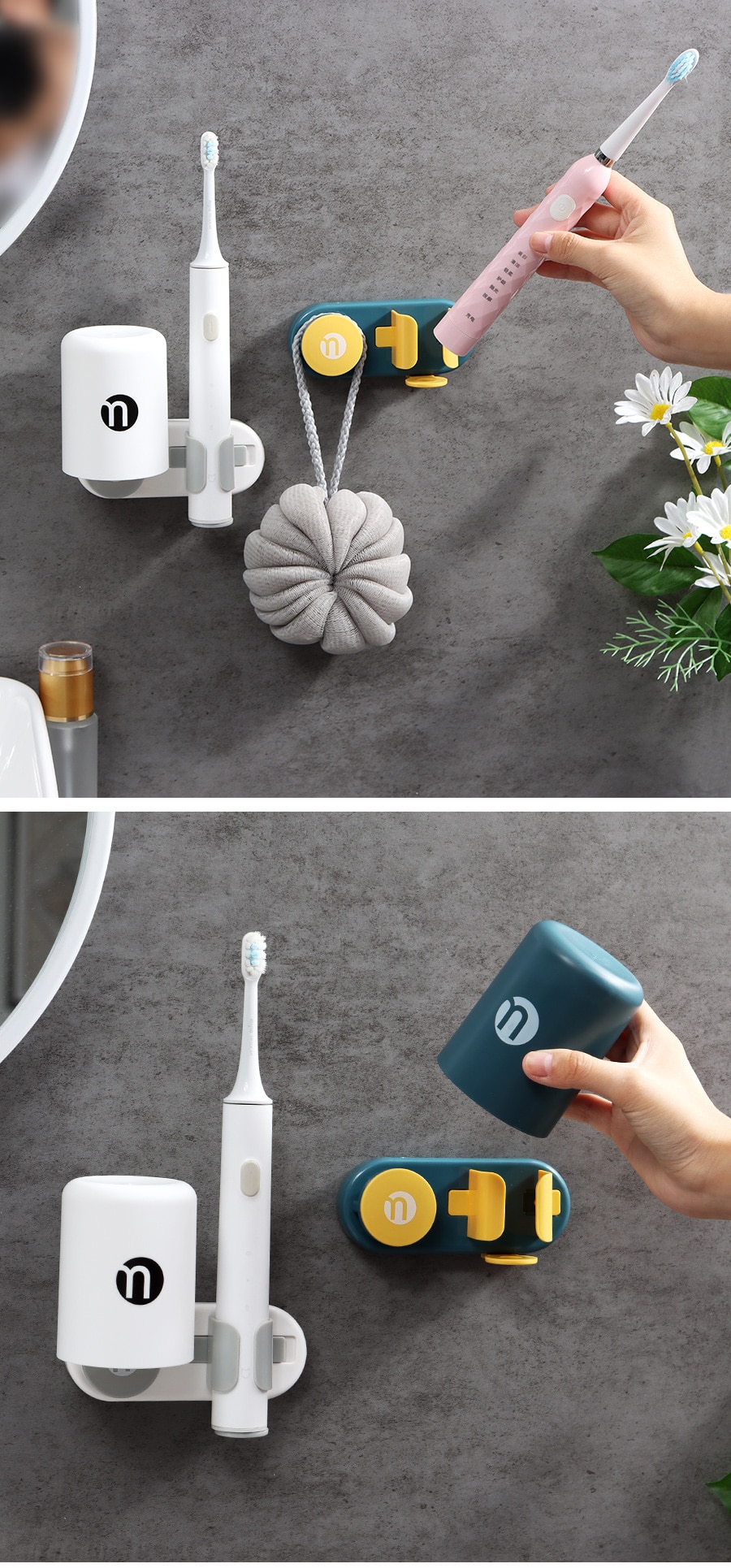 Electric Toothbrush Toothpast Holder 