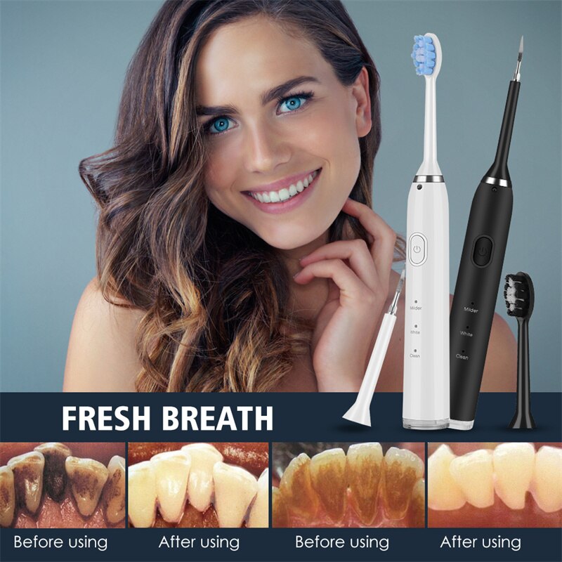 Electric Toothbrush Ultrasonic Teeth Cleaner 