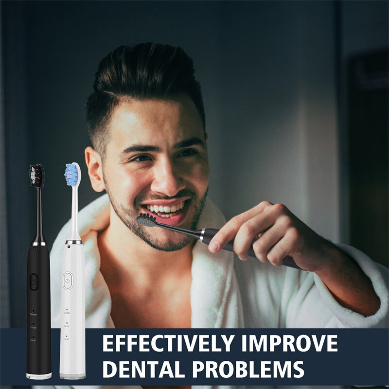 Electric Toothbrush Ultrasonic Teeth Cleaner 