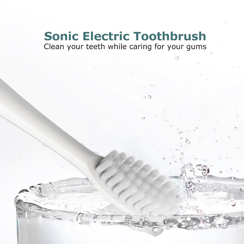 Simple Electric Ultrasonic Automatic Toothbrush Need AA 