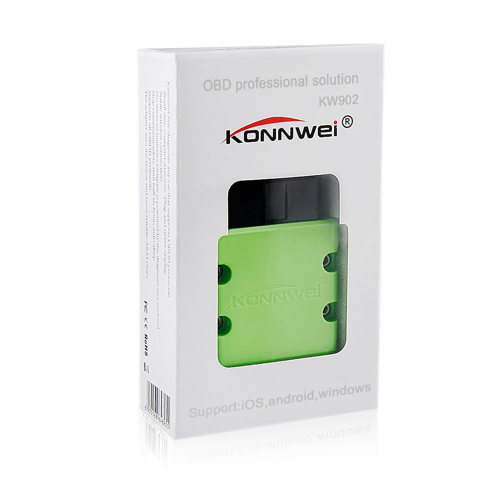 KONNWEI Elm327 V1.5 Bluetooth-compatible KW902 OBD2 Elm 