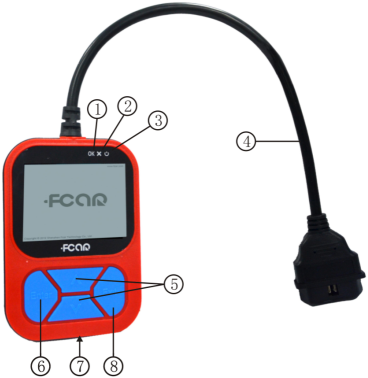 Fcar F502 Heavy Duty Handheld Code Reader 