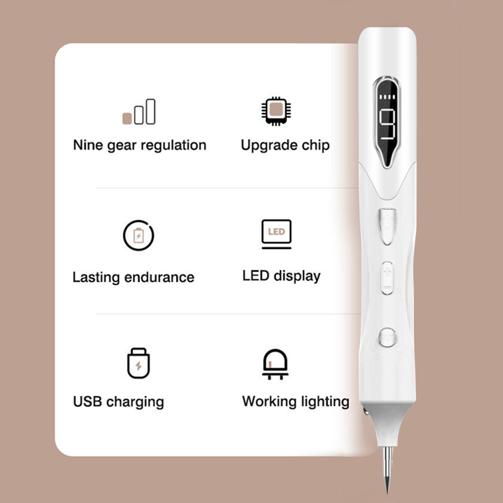 9 Level LCD Face Skin Dark Spot Remover