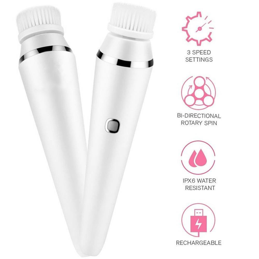 Facial Cleansing Brush Rechargeable Electric Spin Face B