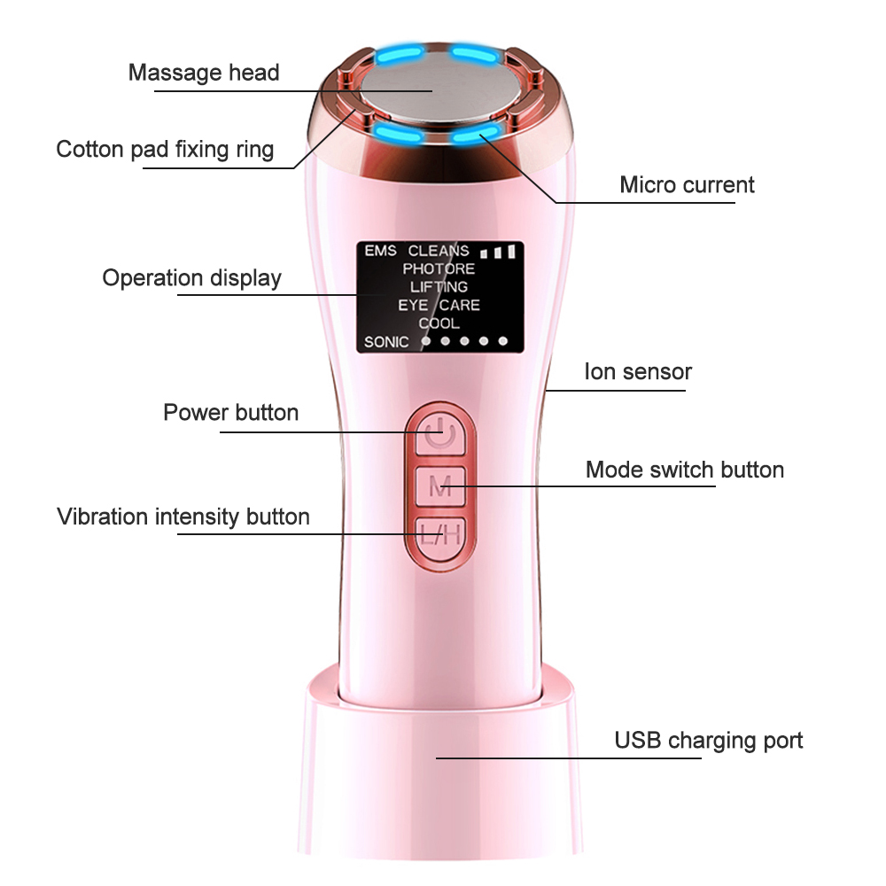Hot Cool EMS Facial Lifting Massager