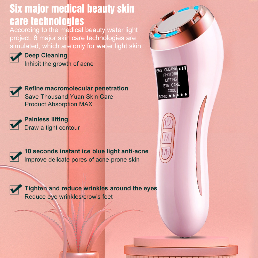 Hot Cool EMS Facial Lifting Massager