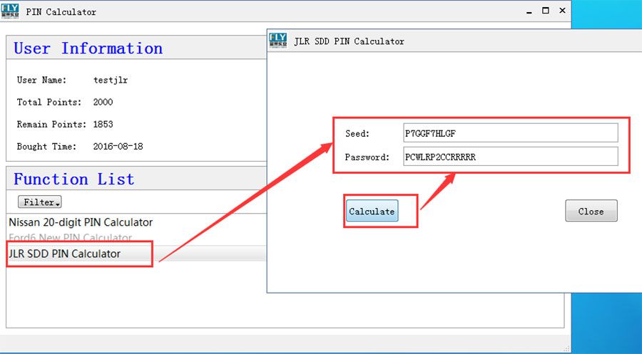 2016 New Arrivals JLR SDD Coded Access Password 