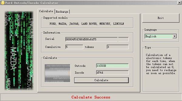 ford mazda incode outcode calculator