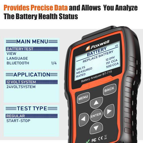 Foxwell BT-715 Battery Analyzer 