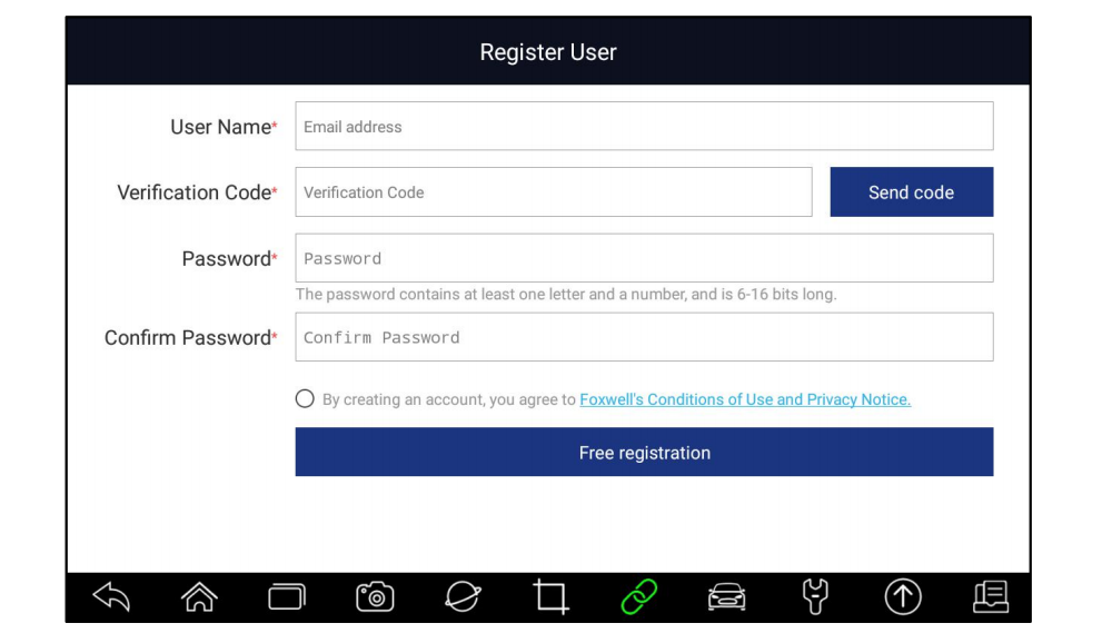 Foxwell GT60 Register 