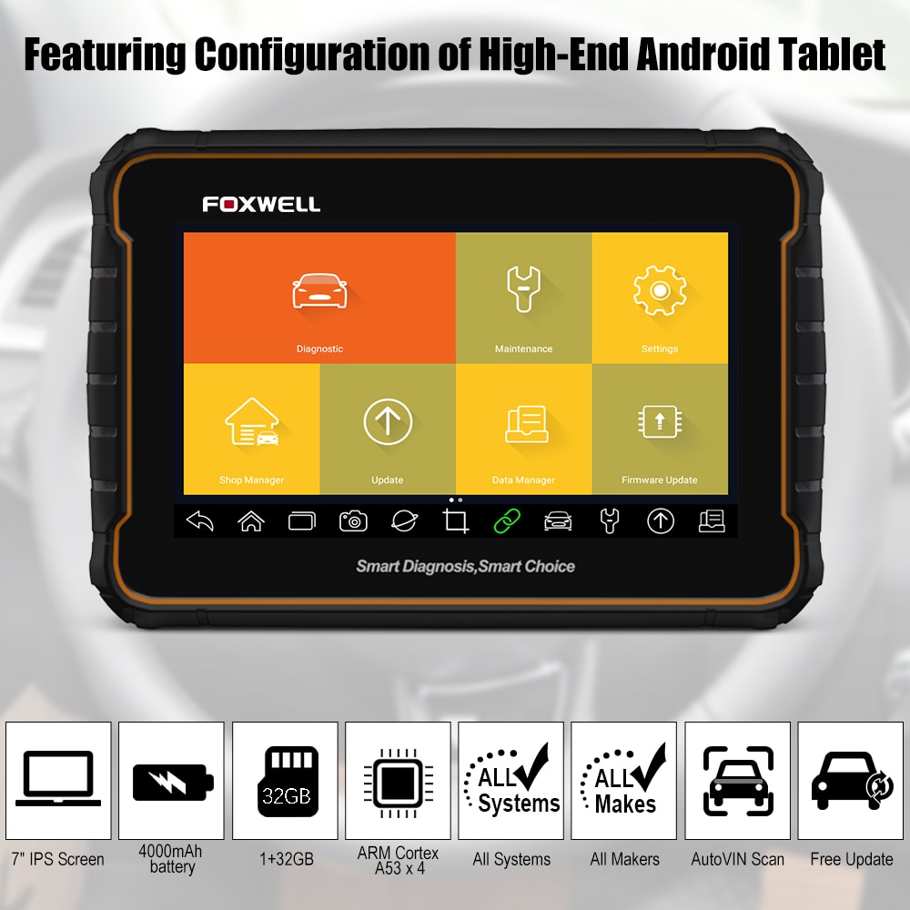 Foxwell GT60 Plus Full System OBD2 Automotive Scanner