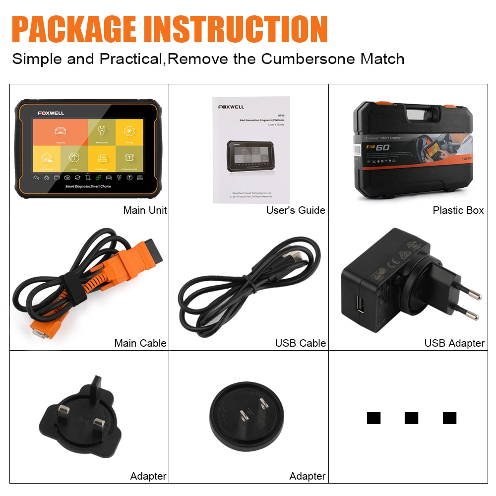 Foxwell GT60 Plus Full System OBD2 Automotive Scanner