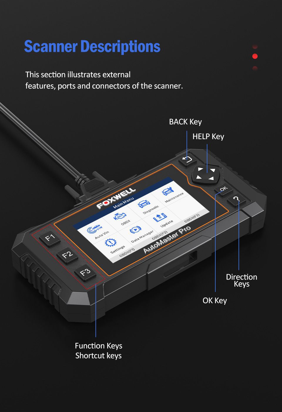 Foxwell NT644 Elite Full System OBD OBD2 Scanner