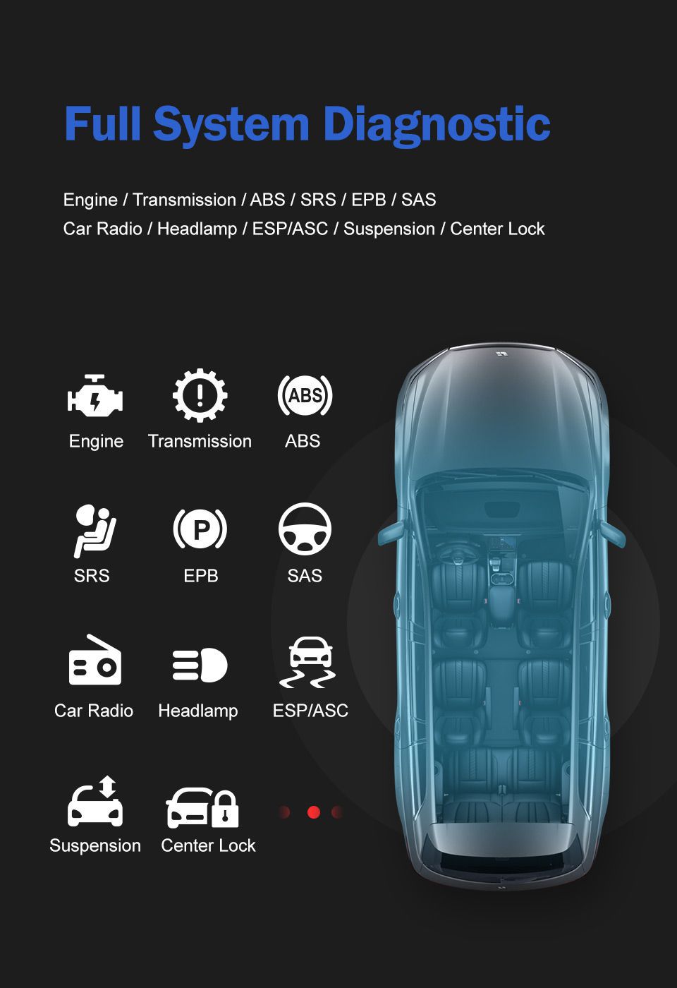 Foxwell NT644 Elite Full System OBD OBD2 Scanner