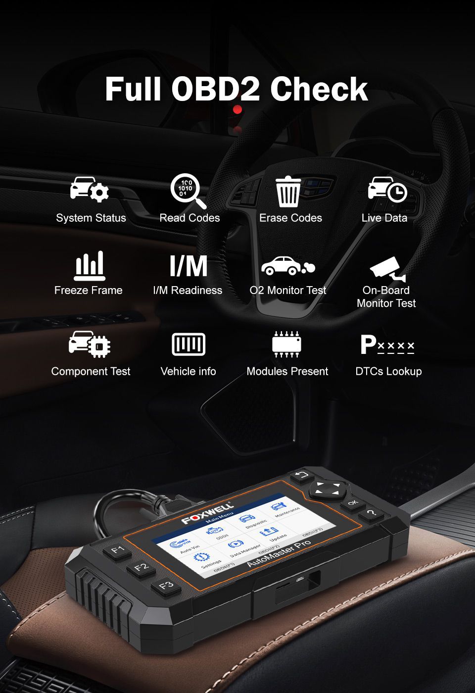 Foxwell NT644 Elite Full System OBD OBD2 Scanner