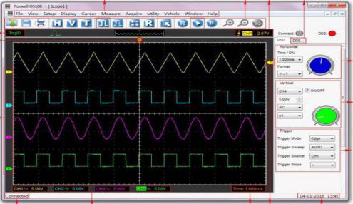 Original Foxwell OS100 Four Channel Oscilloscope